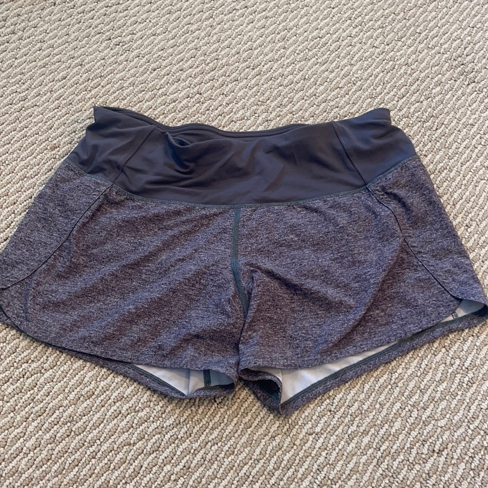 Gray Hotty Hot shorts from Lululemon